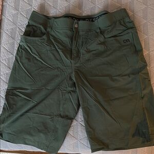 Outdoor Research Women’s MTB Green Shorts
